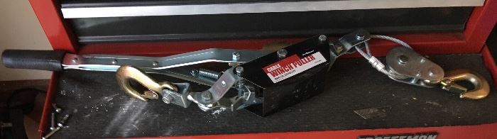 CABLE WINCH PULLER - LIKE NEW