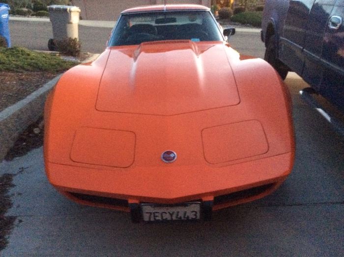 1975 Corvette Stingray- 66,000 original miles, leather, AM/FM Cassette! T top, bra and car cover! 350 engine 400 transmission.. great joy ride