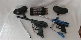 Paintball Gun Setup