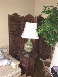 Beautiful carved wood screen