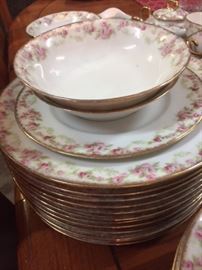 Delicate floral pattern will make a beautiful Spring table... Austria Hub. 65 pieces