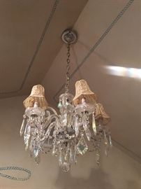 Matching pair of chandeliers 