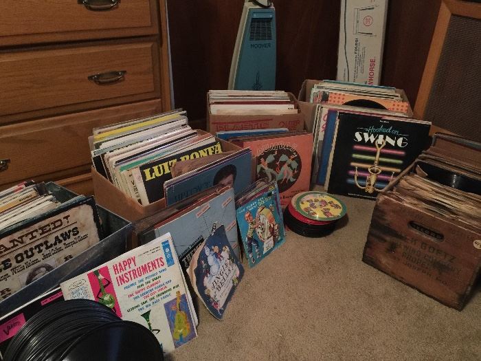 Over 400 records - 45s 78s and 33s
