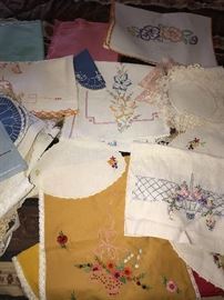 VINTAGE AND HANDMADE LINENS