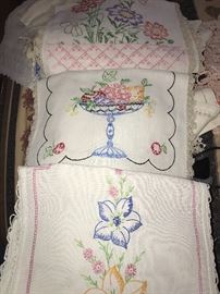 VINTAGE AND HANDMADE LINENS