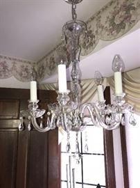 VINTAGE CRYSTAL CHANDELIER