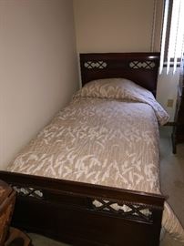 VINTAGE MAHOGANY TWIN BED-2 AVAILABLE