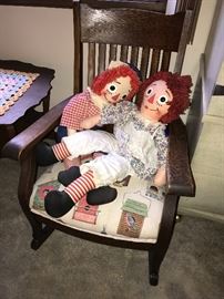 CHAIR AND DOLLS