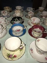HUGE COLLECTION OF TEA CUPS