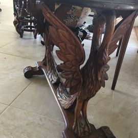 WOOD CARVED TABLE