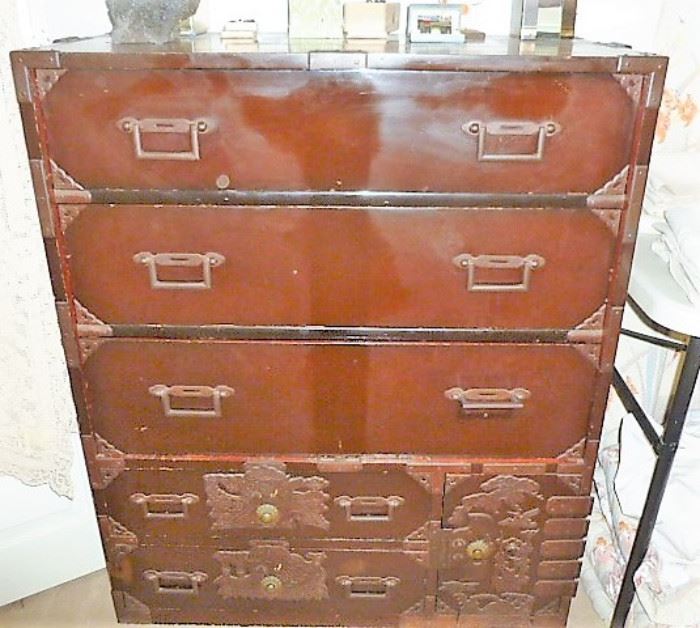 Asian chest of drawers