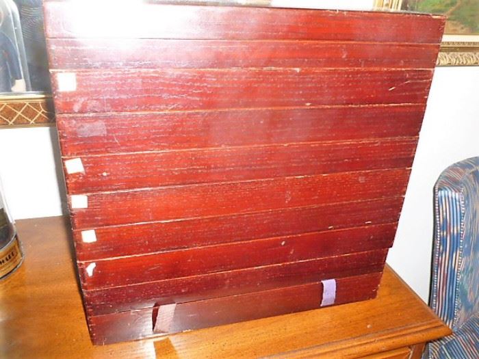 Antique/vintage wood trays