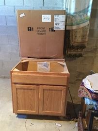 Brand new, never used bathroom vanity cabinet. Two available.