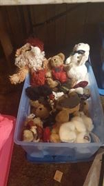 boyds bears stuffed 3 bins full