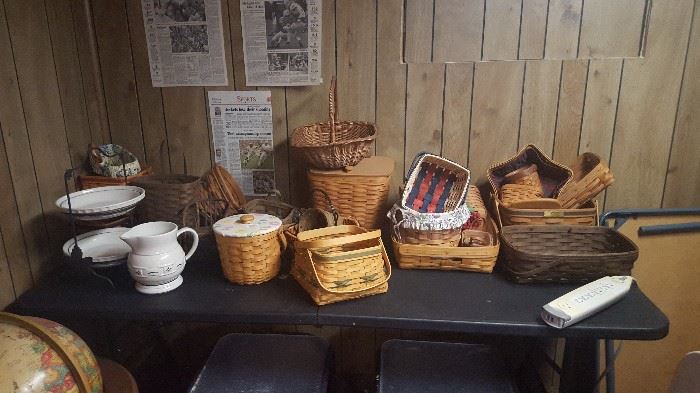 Longenberger Baskets and Pottery