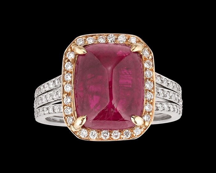 LOT 288 NATURAL RUBY RING  GIA CERTIFIED