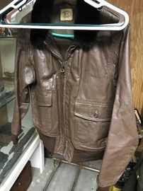 World War 2 era pilots leather jacket original