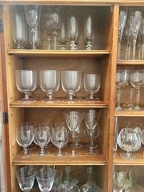 Loads of glassware 