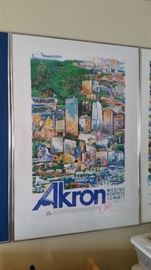 Akron, Ohio Advertisement Poster (These are what he designed)