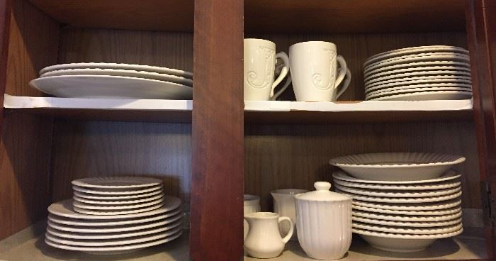 Set of dish ware.