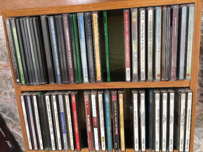 Large selection of CDs (over 1000),