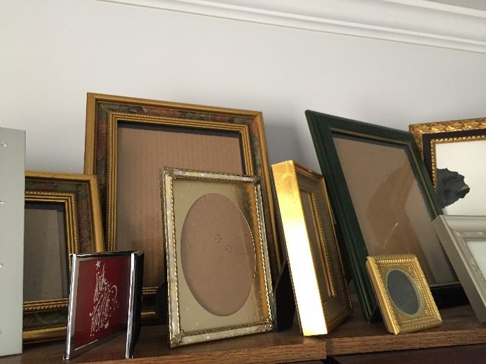 Assorted frames.