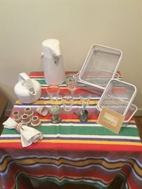 Picnic Table Cloth, Electric Tea Kettle, Carafe  https://www.ctbids.com/#!/description/share/7739
