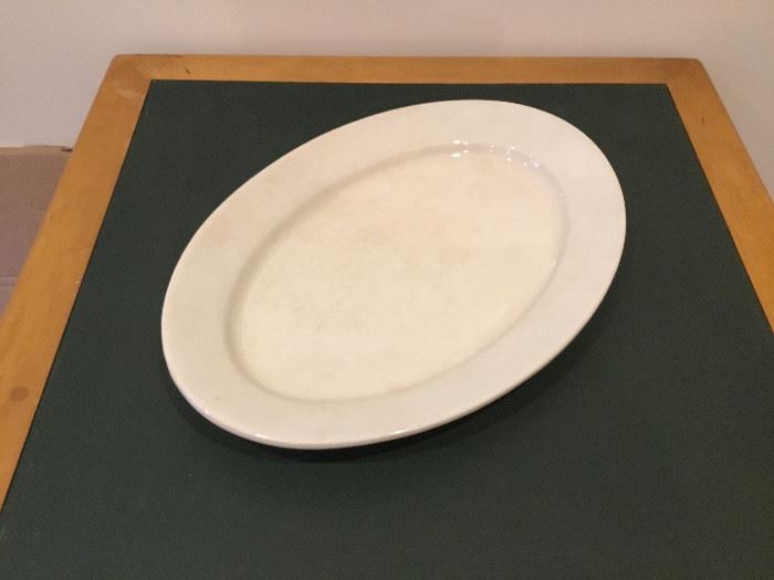 Burgess & Goddard White Ironstone 18” Oval Serving Platter  https://www.ctbids.com/#!/description/share/7778