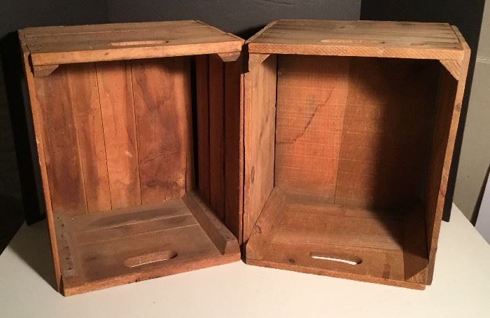 2 Wooden Crates  https://www.ctbids.com/#!/description/share/7944