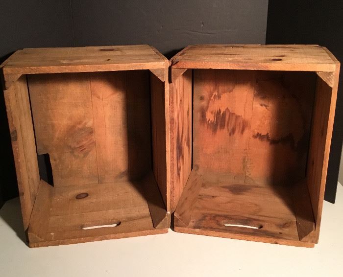 2 Wooden Crates  https://www.ctbids.com/#!/description/share/7945