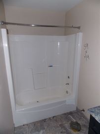 fiberglass shower stall