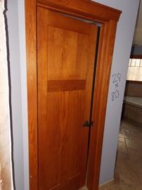 mission style door oak