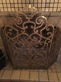 Vintage Fireplace Screen