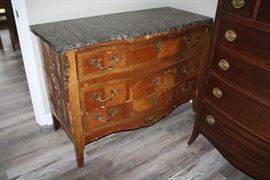 Marble Top Cabinet - Original Hardware