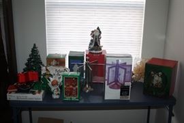 Ceramic Tree and Christmas Decor