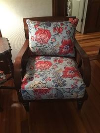 Caned large Plantation style armchair