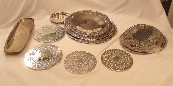 Silverplate trays