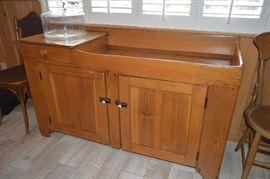 Vintage 1880's washboard/planter 