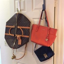 Louis Vuitton Travel Bag and Louis Vuitton Vintage Handbag