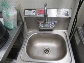 Krowne Stainless Steel Sink With Tork Towel and So ...