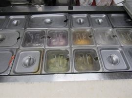 Stainless Steel True Refrigerator Prep Table