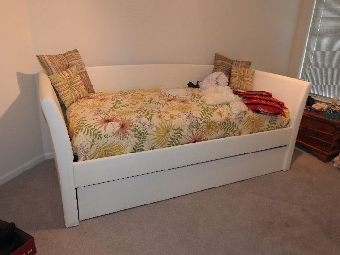 Leather Trundle Daybed