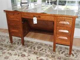Antique Oak Desk