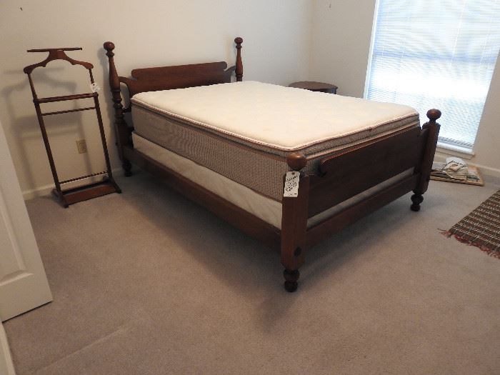 Antique Bed with brand new Custom made $1,200.00 mattress.