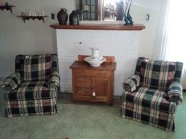 oak commode