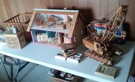 doll house, wooden doll furniture
