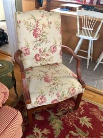 Upholstered arm chair 