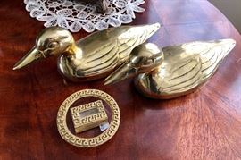 Brass ducks