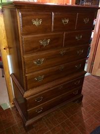 In wonderful condition - drawers work perfectly and there is a matching nightstand. 