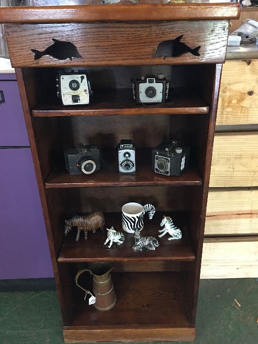 Lots of old camera equipment
